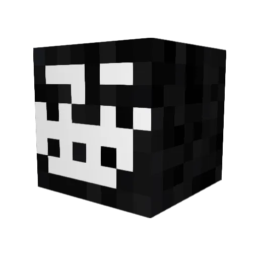 xgapple Minecraft avatar head, 3D render