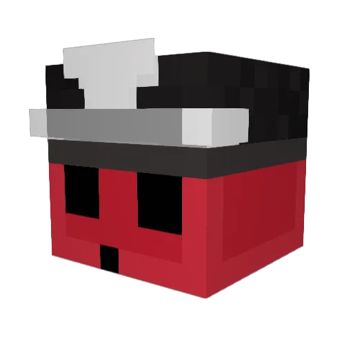 xgen100 Minecraft avatar head, 3D render
