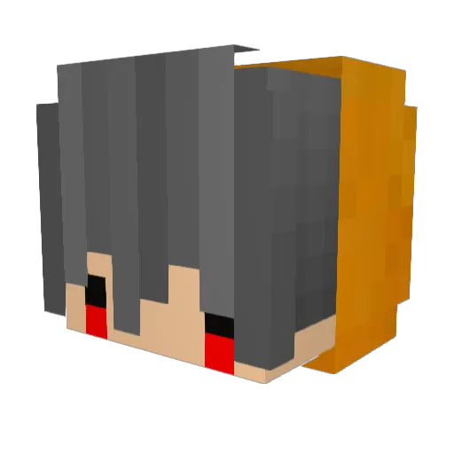 xginox Minecraft avatar head, 3D render