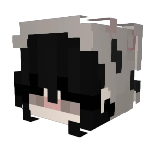 xguavva Minecraft avatar head, 3D render
