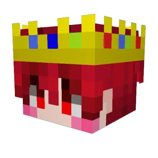 xh_whatdrem Minecraft avatar head, 3D render