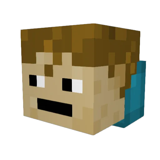 xhaled6052 Minecraft avatar head, 3D render