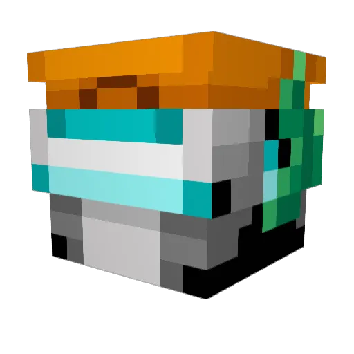 xhanchix Minecraft avatar head, 3D render