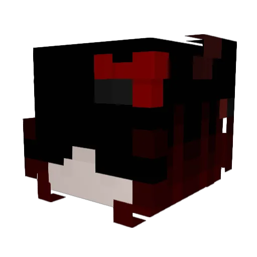 xhasu Minecraft avatar head, 3D render