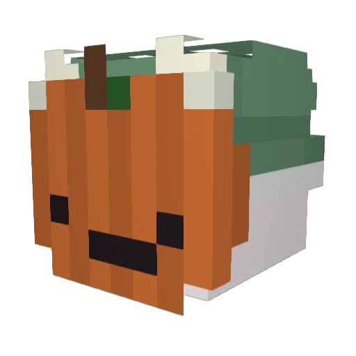 xhfltnv Minecraft avatar head, 3D render