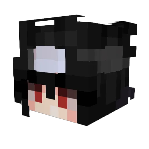 xiRevyx Minecraft avatar head, 3D render