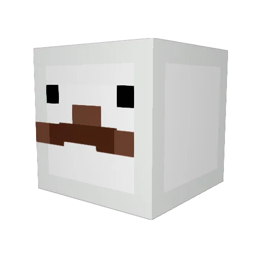 xiViPeRz Minecraft avatar head, 3D render