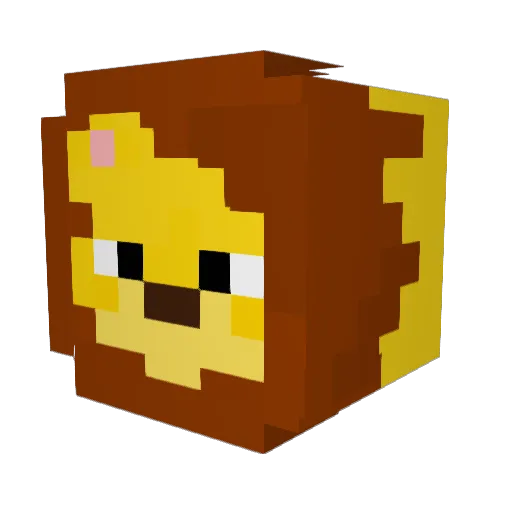 xia0ben520 Minecraft avatar head, 3D render