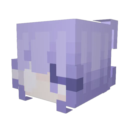 xiake_xiaofengzi Minecraft avatar head, 3D render