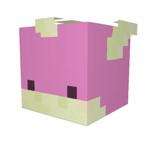 xiaochi15 Minecraft avatar head, 3D render