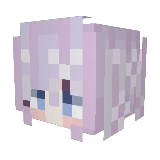 xiaoe7732 Minecraft avatar head, 3D render