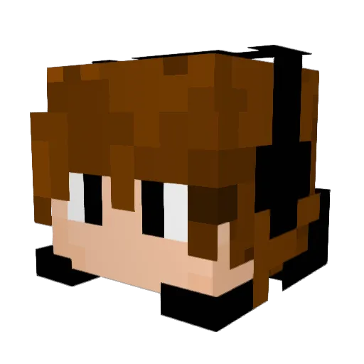 xiaofei420 Minecraft avatar head, 3D render