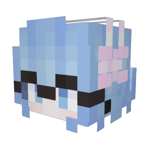 xiaogaozs255 Minecraft avatar head, 3D render