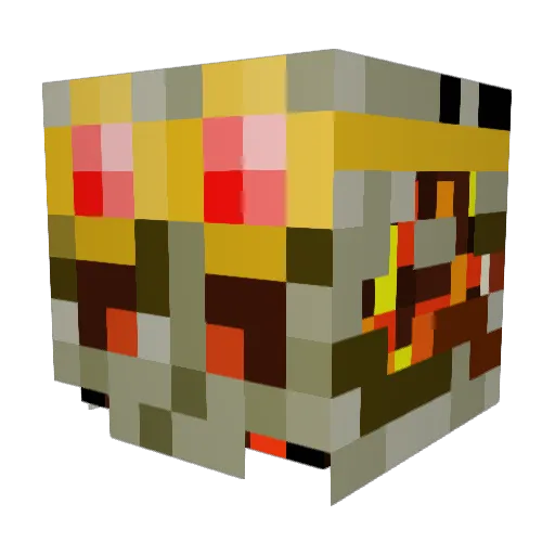 xiaohuang006 Minecraft avatar head, 3D render