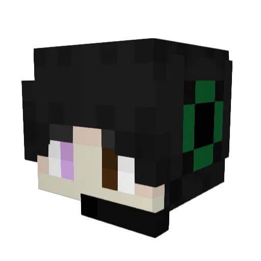 xiaojia0001 Minecraft avatar head, 3D render