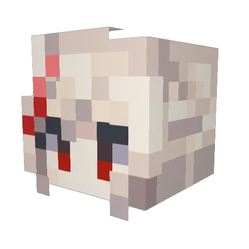 xiaojjj999 Minecraft avatar head, 3D render