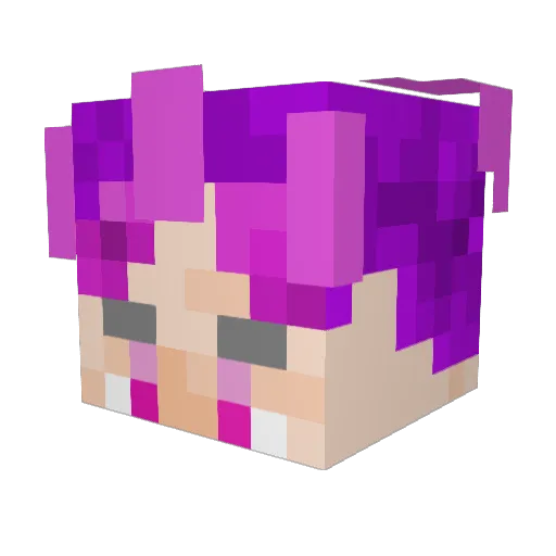 xiaopang233 Minecraft avatar head, 3D render