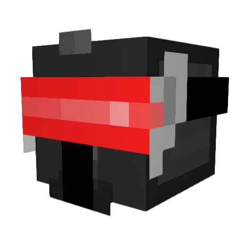xiaoqwe Minecraft avatar head, 3D render