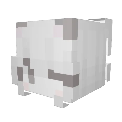xiaosan6 Minecraft avatar head, 3D render