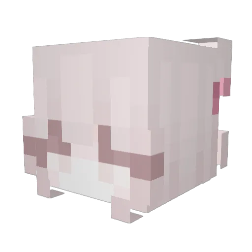 xiaowamax Minecraft avatar head, 3D render
