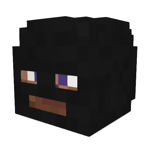 xiaox2331 Minecraft avatar head, 3D render