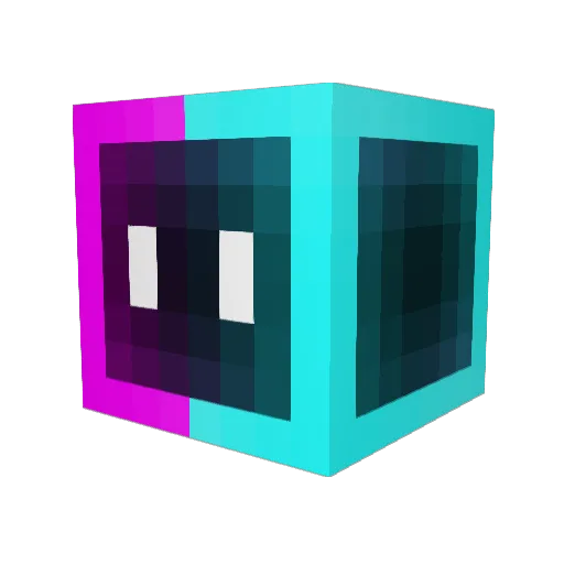xiaoxiaoqiang Minecraft avatar head, 3D render