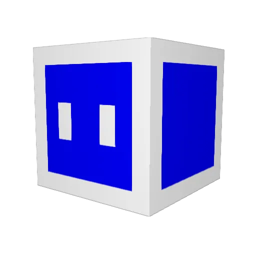 xiaoxiaotangjin Minecraft avatar head, 3D render