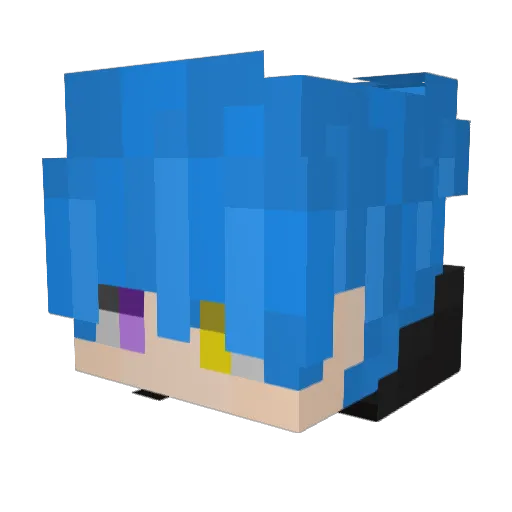 xiaoxin156 Minecraft avatar head, 3D render