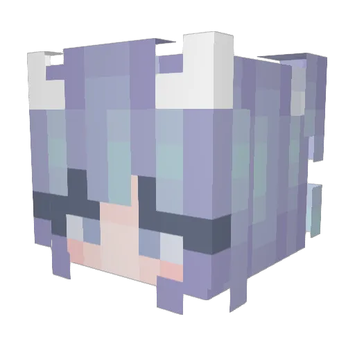 xiaoxu33 Minecraft avatar head, 3D render