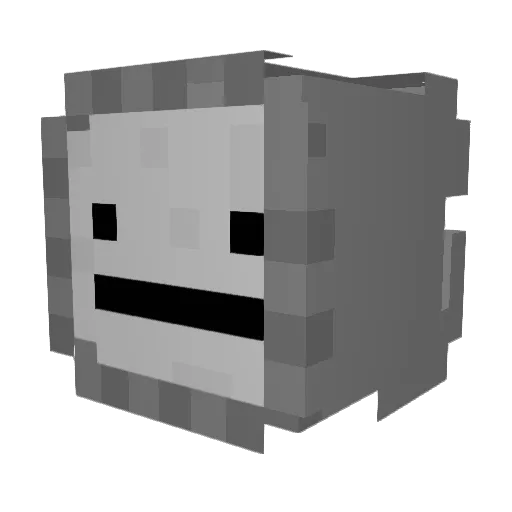 xiaoxuxuxu_166 Minecraft avatar head, 3D render