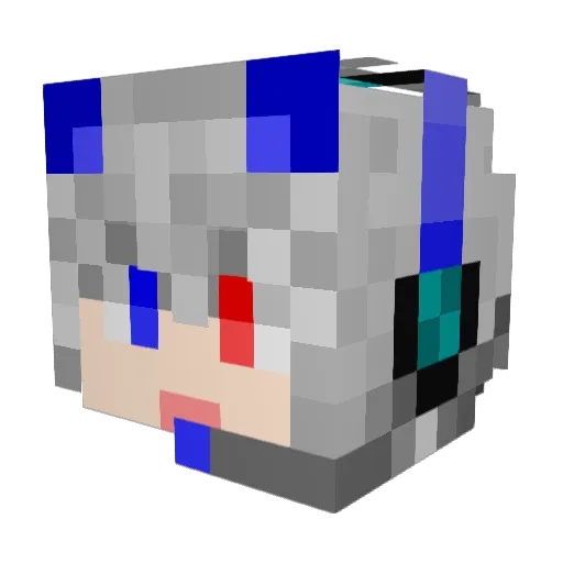 xiaoyao678 Minecraft avatar head, 3D render