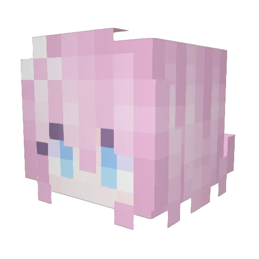 xiaoyi1117 Minecraft avatar head, 3D render