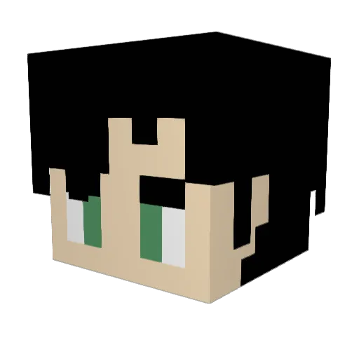 xiaoyi1123 Minecraft avatar head, 3D render