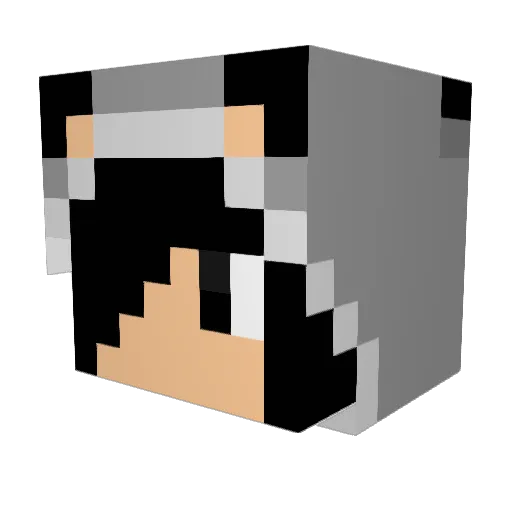 xiaoyong520 Minecraft avatar head, 3D render