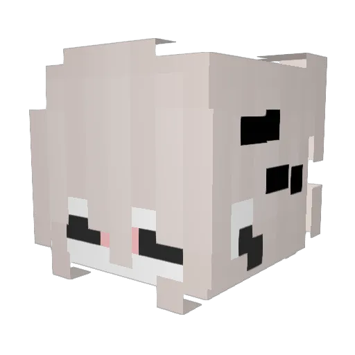 xiaoyu1912 Minecraft avatar head, 3D render