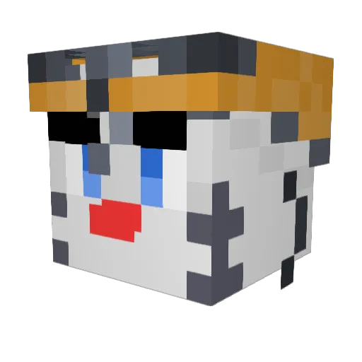xiaoyun_112 Minecraft avatar head, 3D render