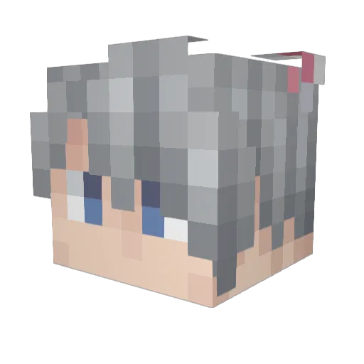 xiaozeng6662 Minecraft avatar head, 3D render