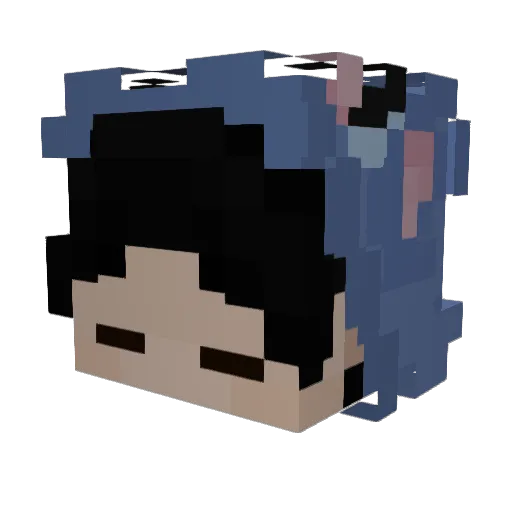 xiaxia1003 Minecraft avatar head, 3D render