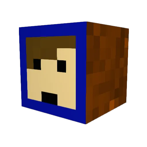 xiceman5x Minecraft avatar head, 3D render