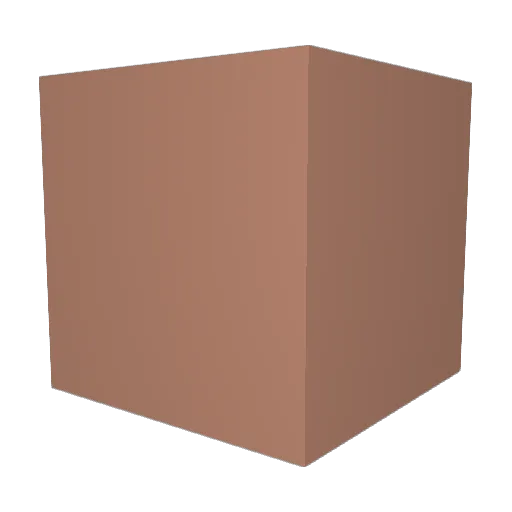 xidaxMC Minecraft avatar head, 3D render