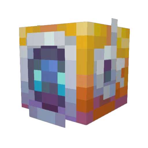 xidoo Minecraft avatar head, 3D render