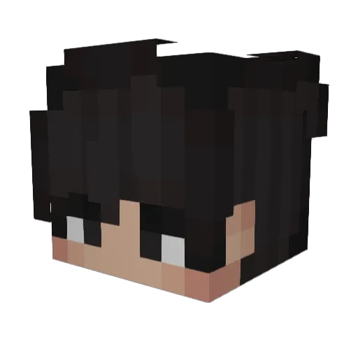 xie6356 Minecraft avatar head, 3D render