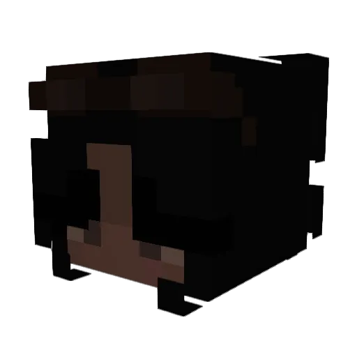 xielianz Minecraft avatar head, 3D render