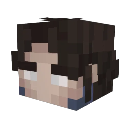 xifix14 Minecraft avatar head, 3D render