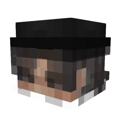 xihyn Minecraft avatar head, 3D render
