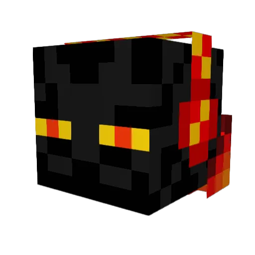 xilef1 Minecraft avatar head, 3D render