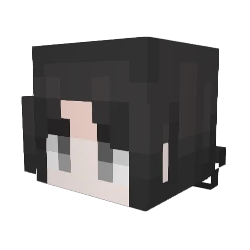 xili0us Minecraft avatar head, 3D render