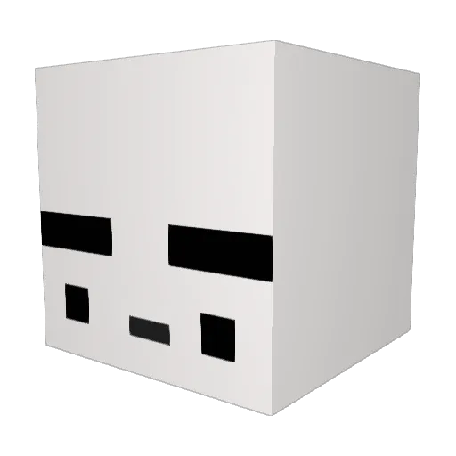 ximing621 Minecraft avatar head, 3D render