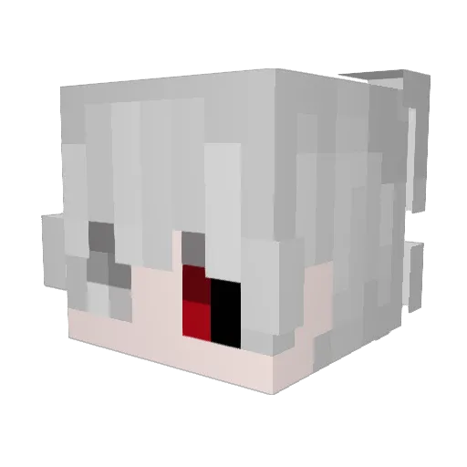 ximsz Minecraft avatar head, 3D render