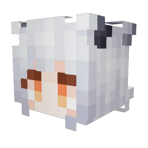 xin_xiang55 Minecraft avatar head, 3D render